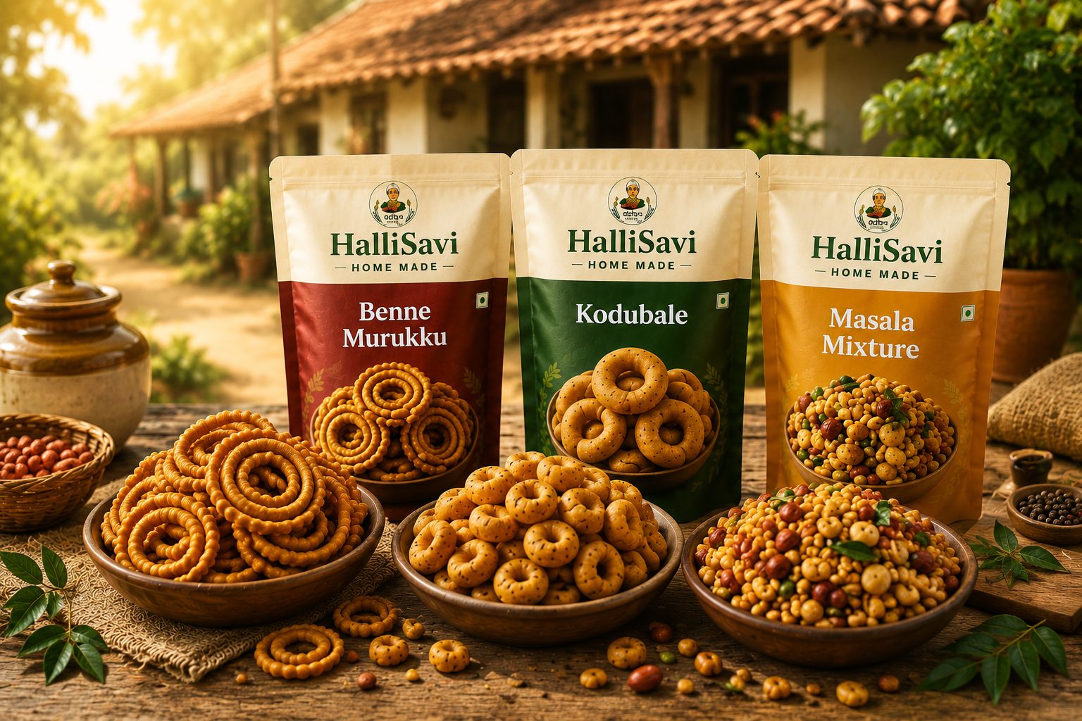 HalliSavi homemade village snacks